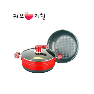 웰빙 찜기냄비 24cm