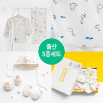 에코라이프 오가닉 신생아 5종 세트 KB021